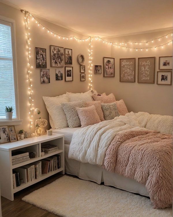Drape String Lights for Cozy Ambiance