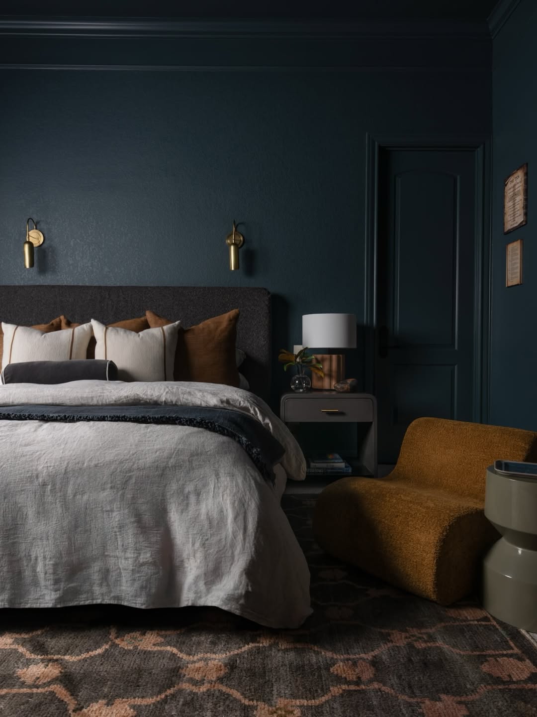 Cozy Accent Chair in a Rich Mustard Hue