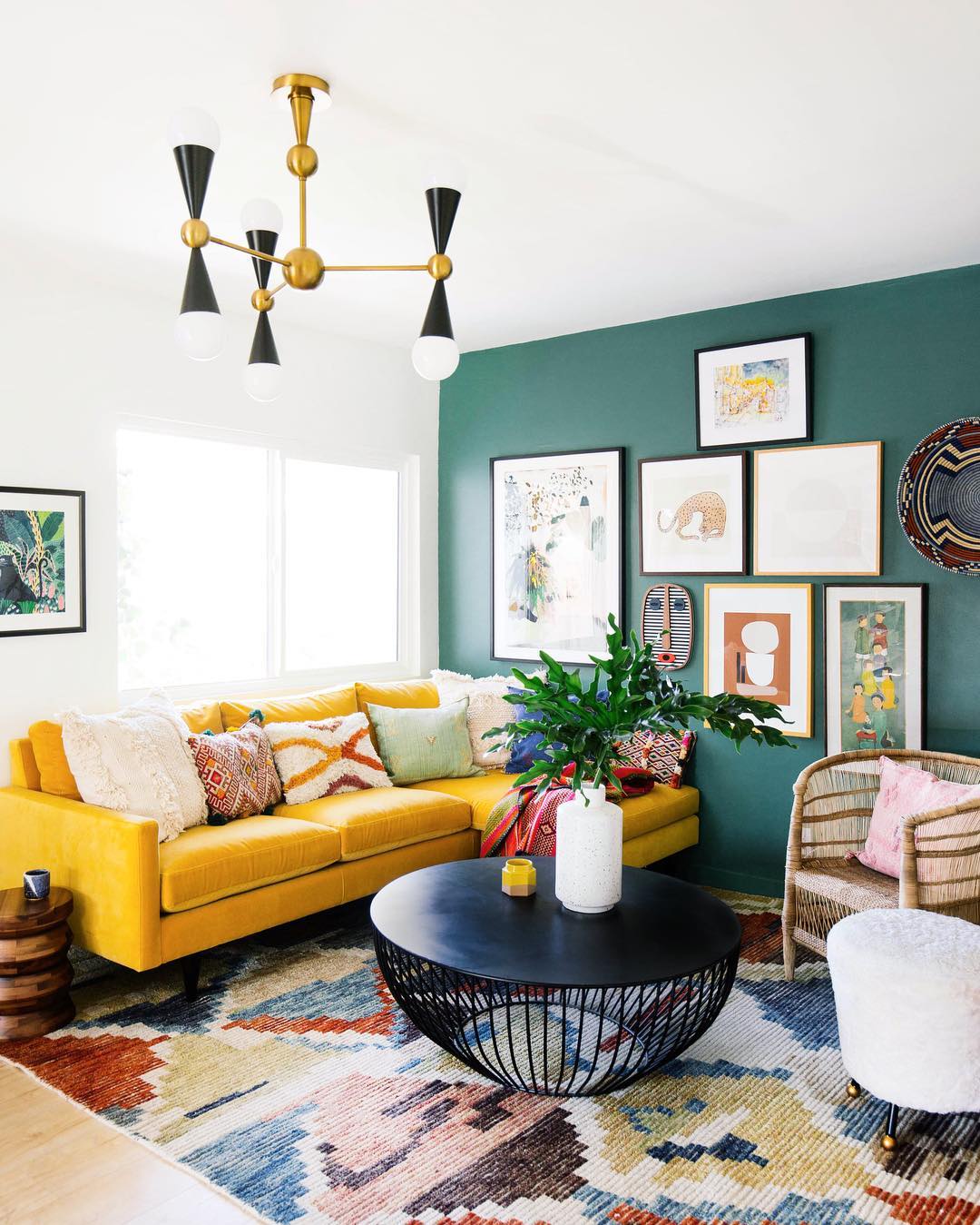 Layer Art and Baskets for a Textured Gallery Wall