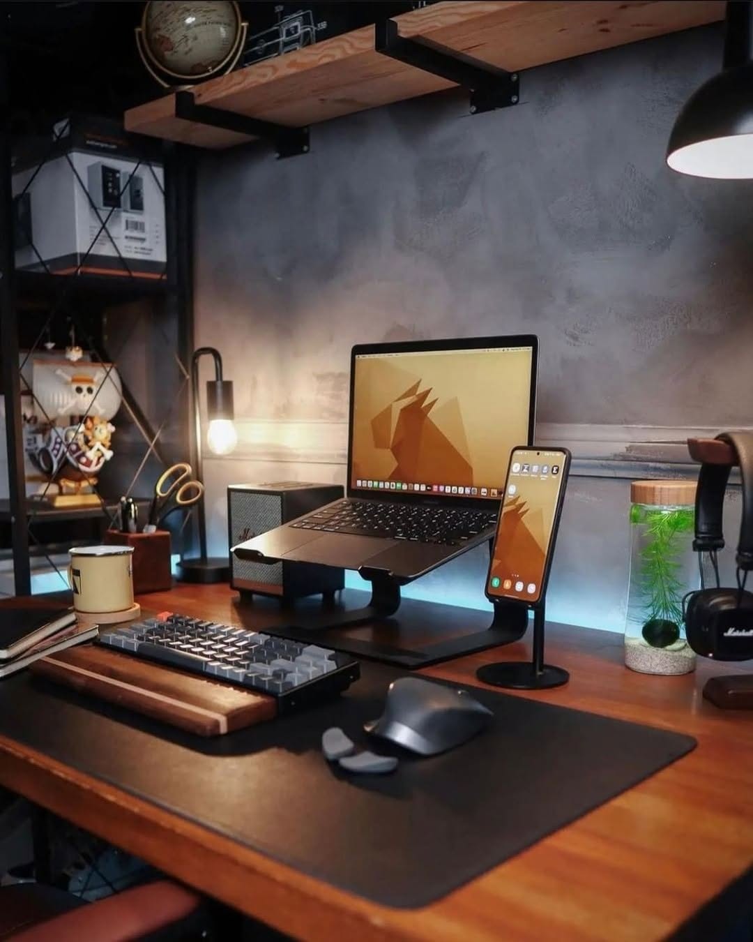 Optimize Your Setup with a Laptop Stand and Phone Mount