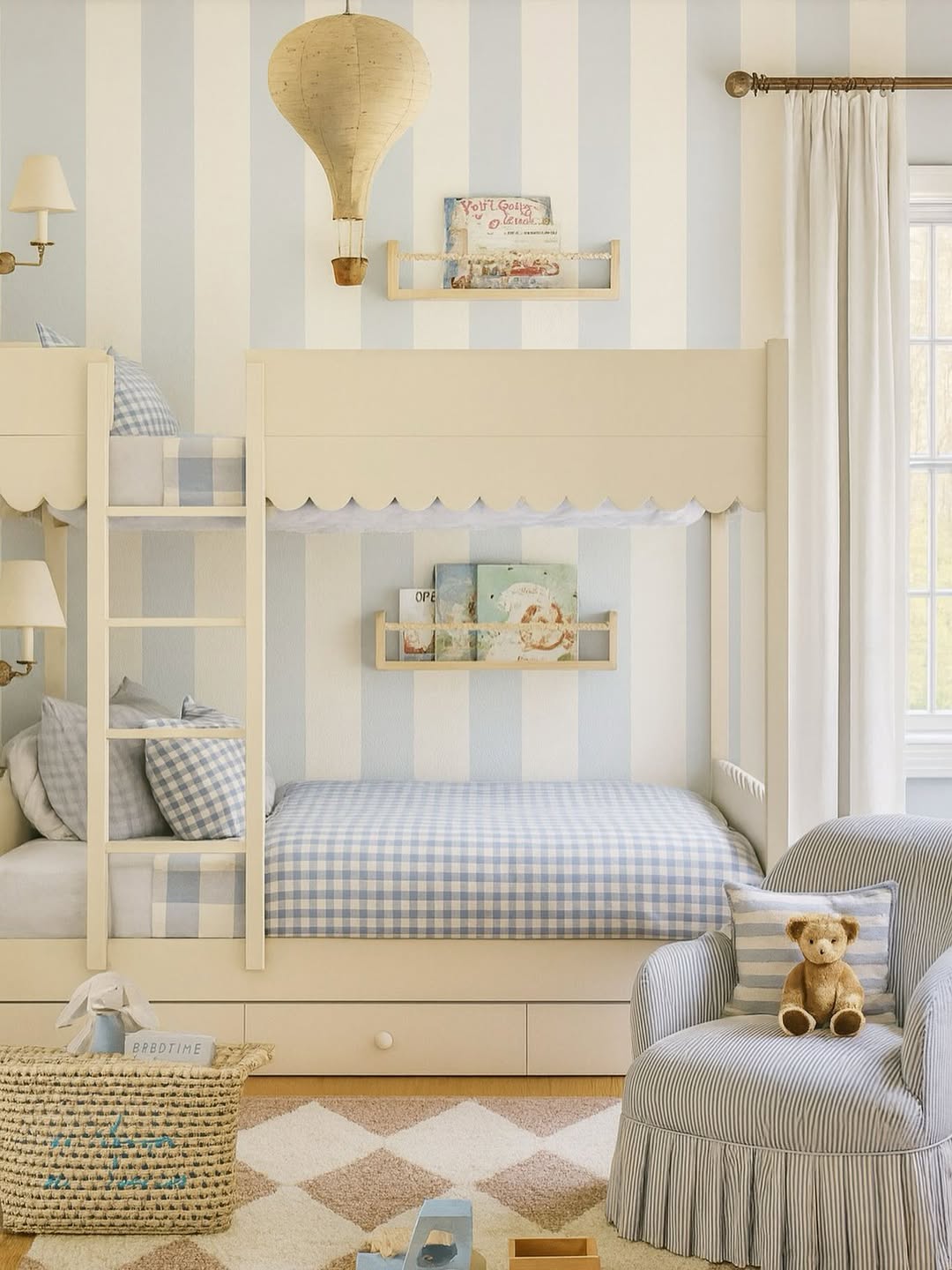 Floating Shelves for Easy Book Access