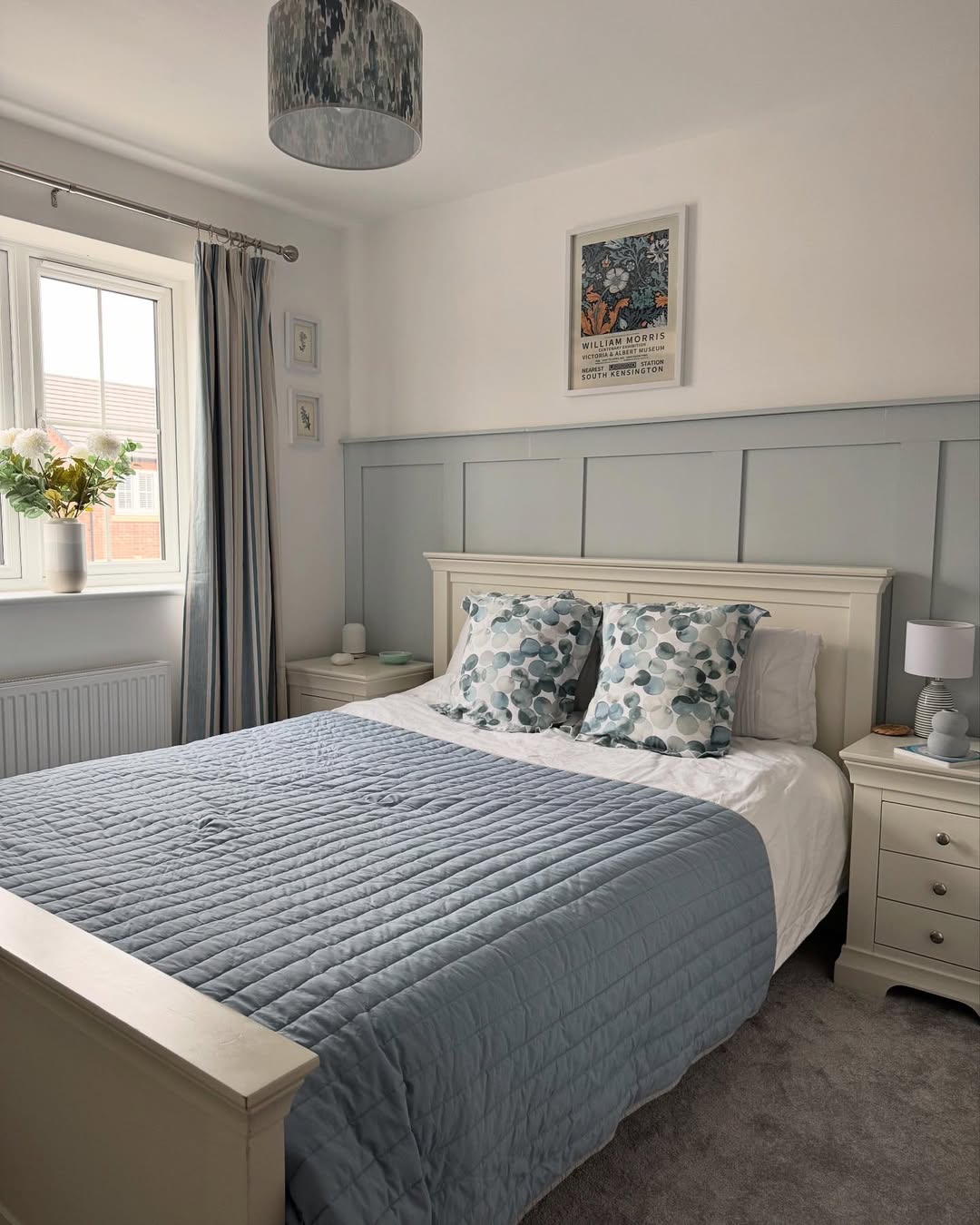 Paneled Walls Add Subtle Color and Dimension