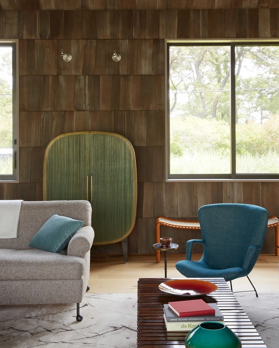 Introduce a Sculptural Element with a Curved Cabinet