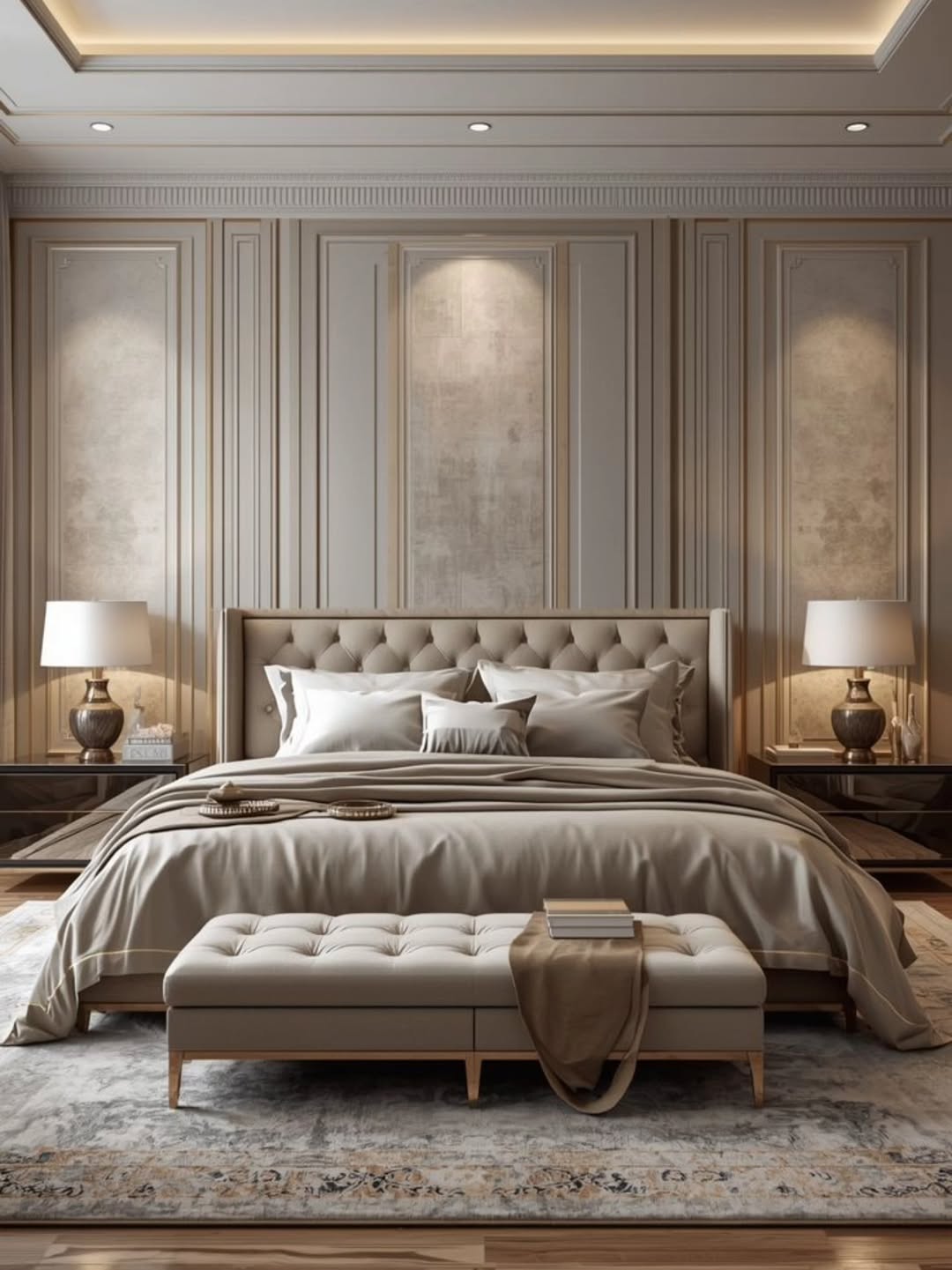 Paneled Walls Add Architectural Detail and Texture