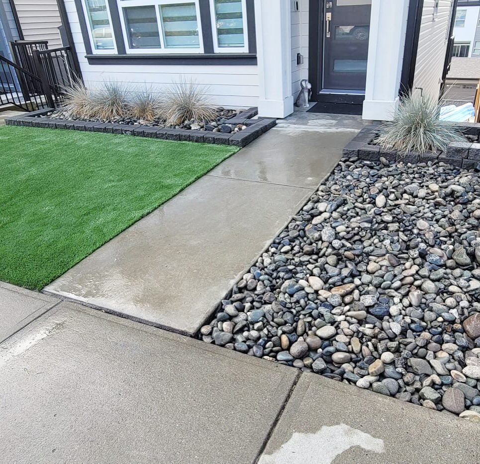 Define Landscape Zones with Low Retaining Walls