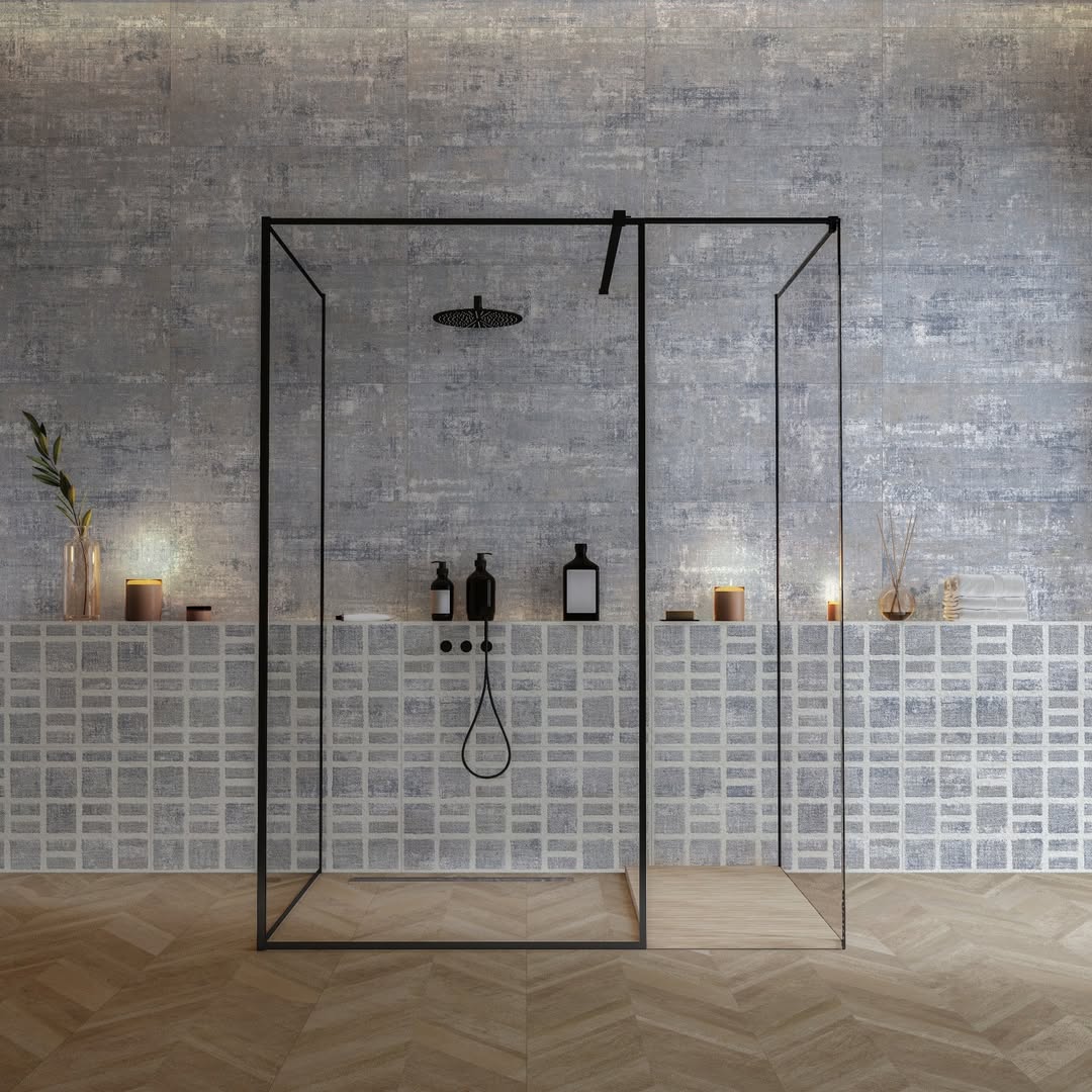 Achieve an Industrial Look with Textured Grey Wall Tiles