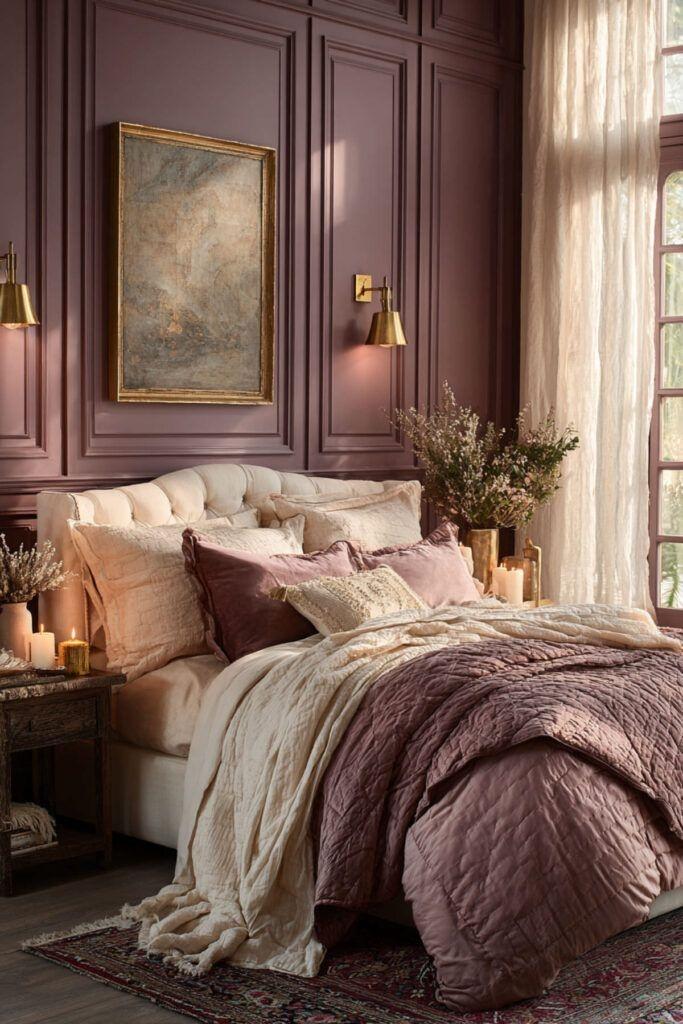 Layer Texture with Distressed Framed Artwork