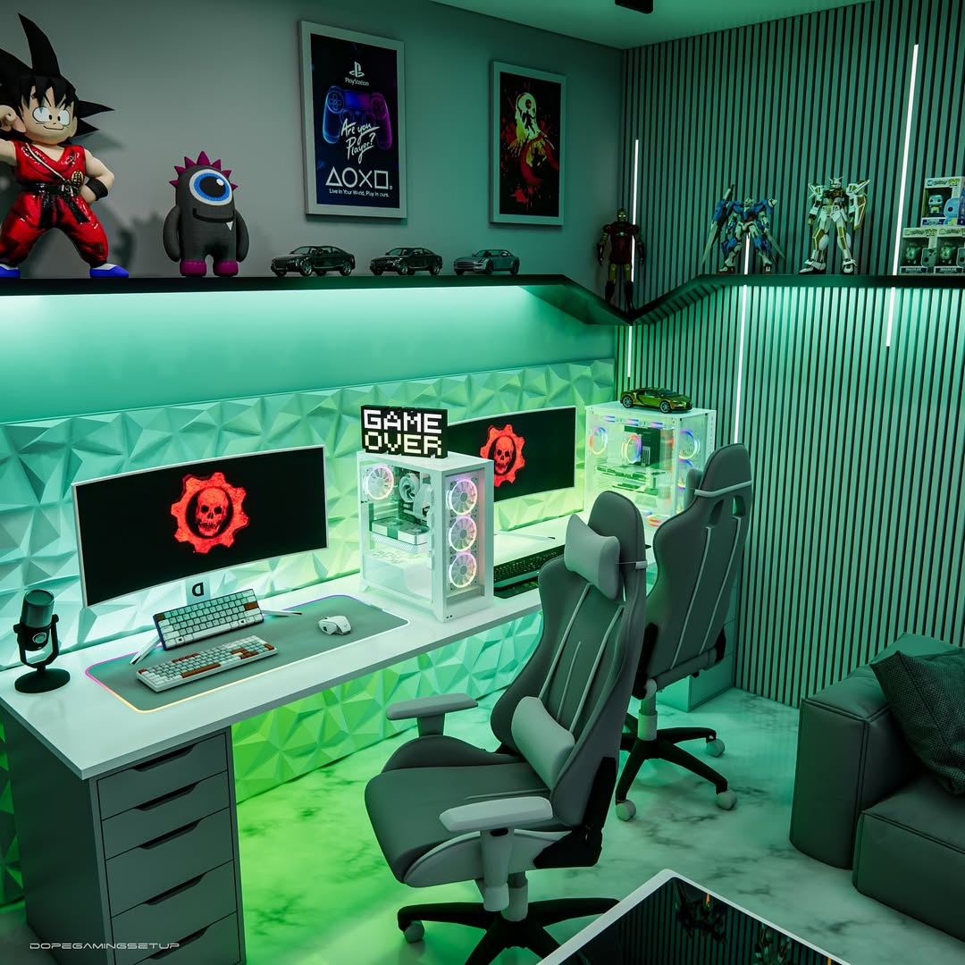 Dual Computer Towers Add Symmetry To Your Gaming Desk