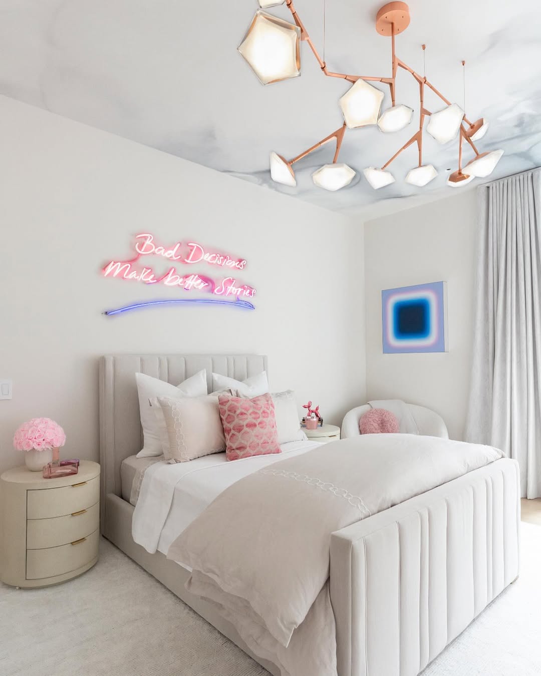 Unique Starburst Chandelier Adds Modern Flair To The Ceiling