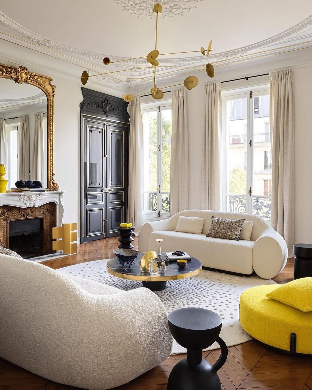 Ground Your Seating Area with a Sculptural Coffee Table