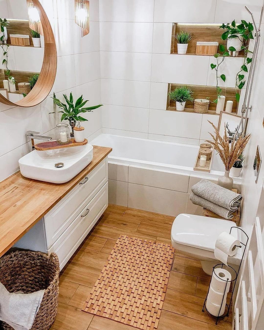 Elevate Sinktop Decor with a Wooden Tray