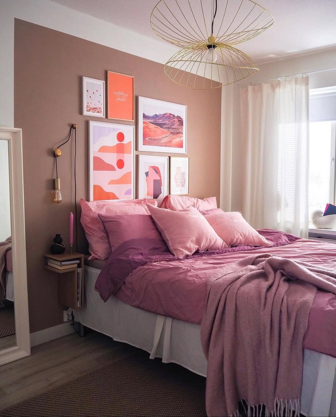 Floating Nightstand Adds Minimalist Storage Next to Bed