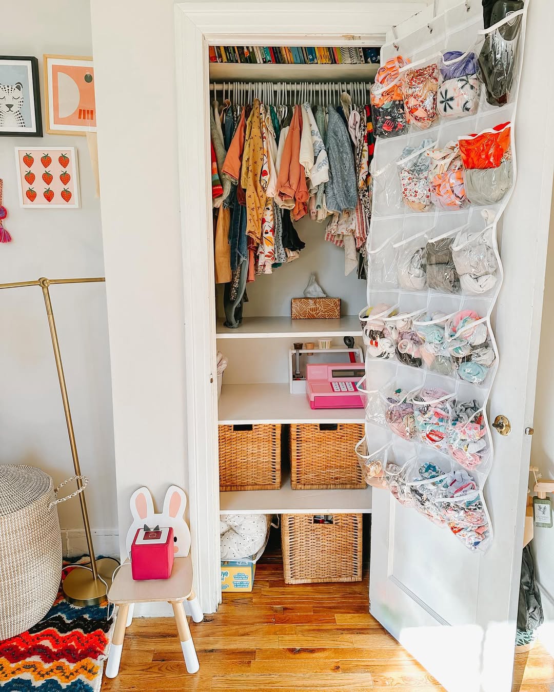 Maximize Vertical Space with a Clear Pocket Organizer