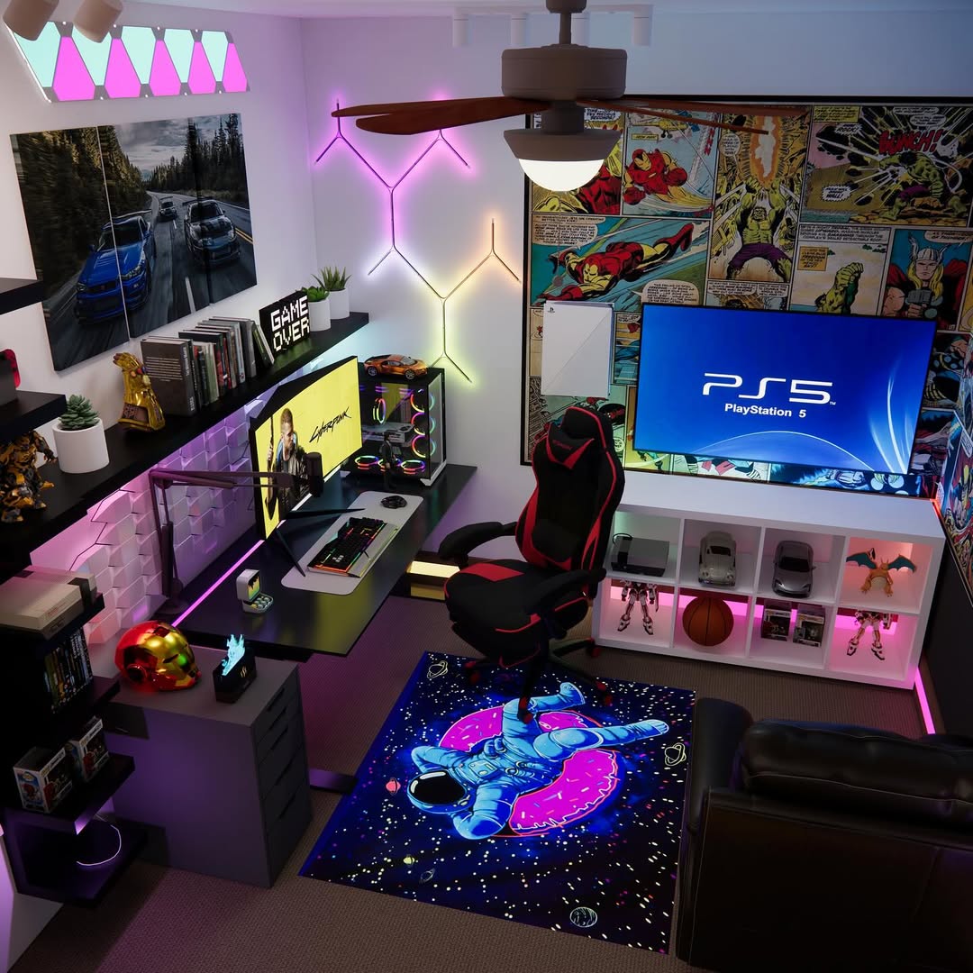 Comic Book Wall Art Adds a Retro Pop to Your Gaming Space