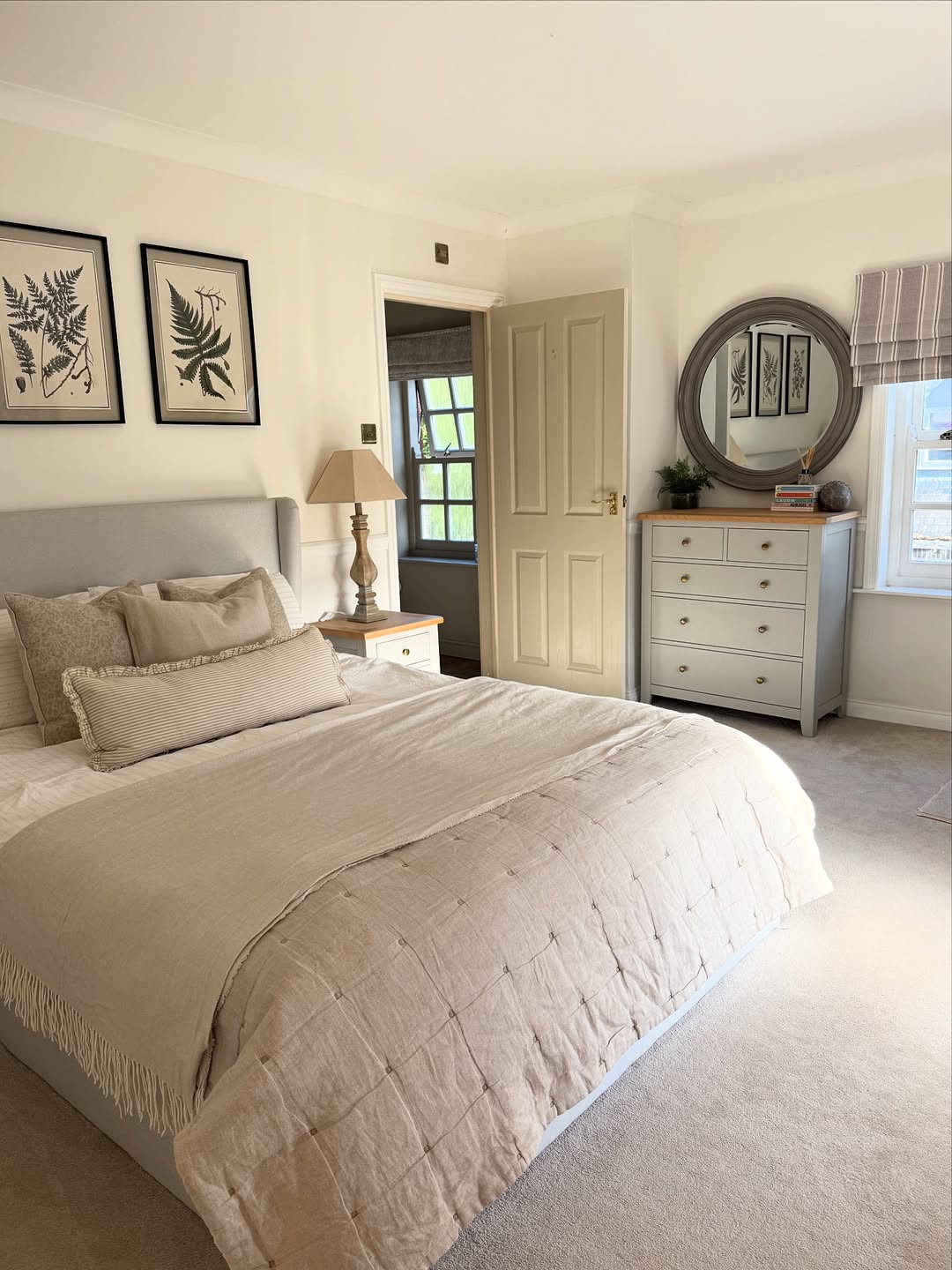 Botanical Prints Add Natural Art Above the Bed