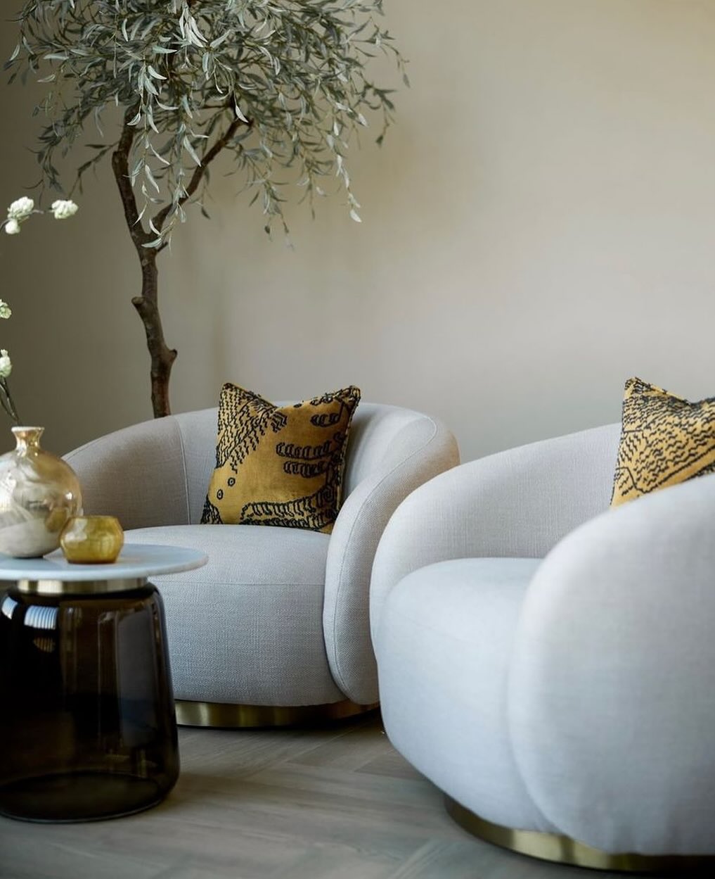 Incorporate Warmth with Textured Accent Pillows