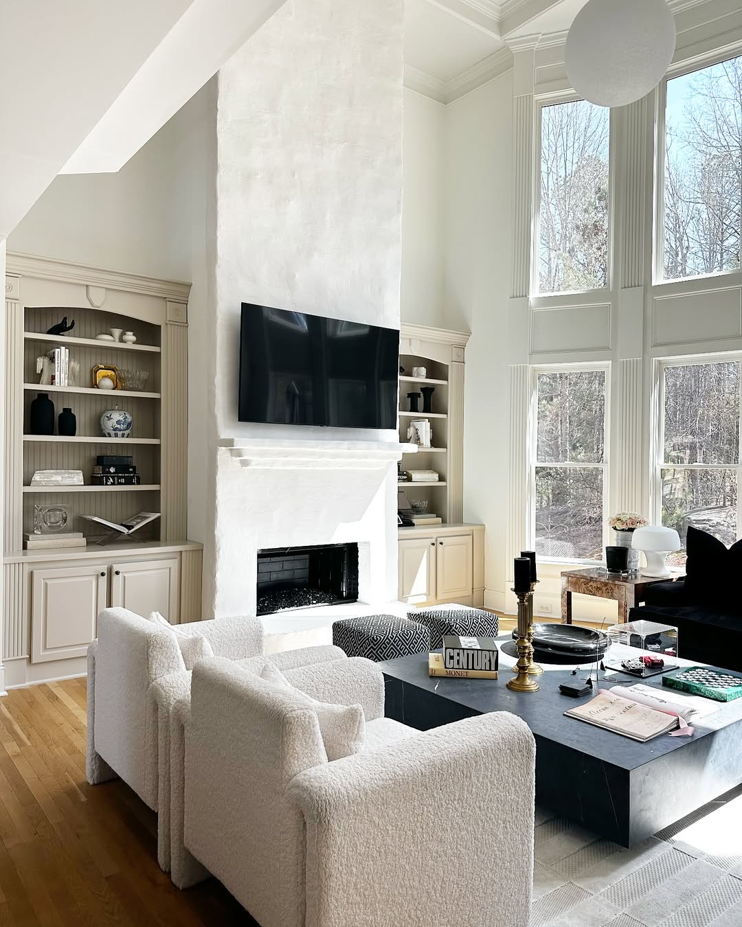 Textured Bouclé Chairs Add Cozy Comfort