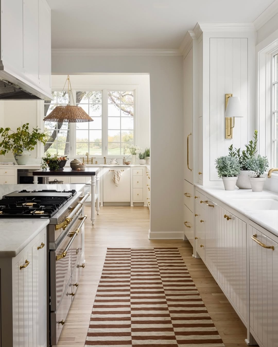 Soften the Path with a Striped Runner