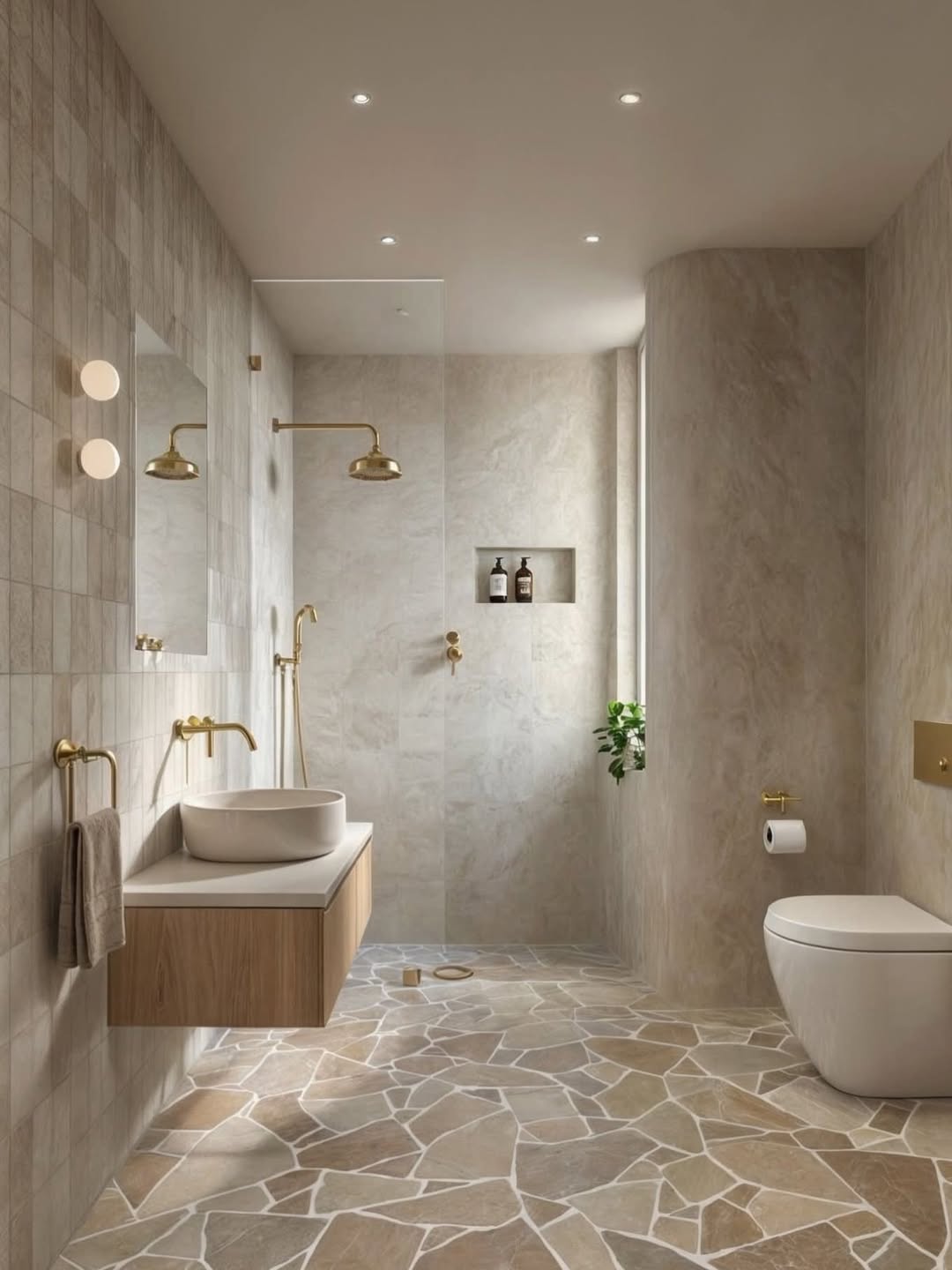 Choose Irregular Stone Tiles for Natural Floor Texture