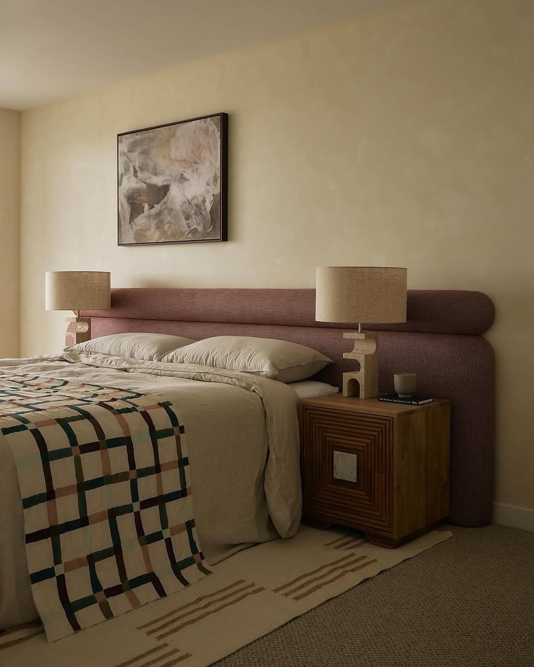 Soften Your Bed Frame with a Curved Headboard