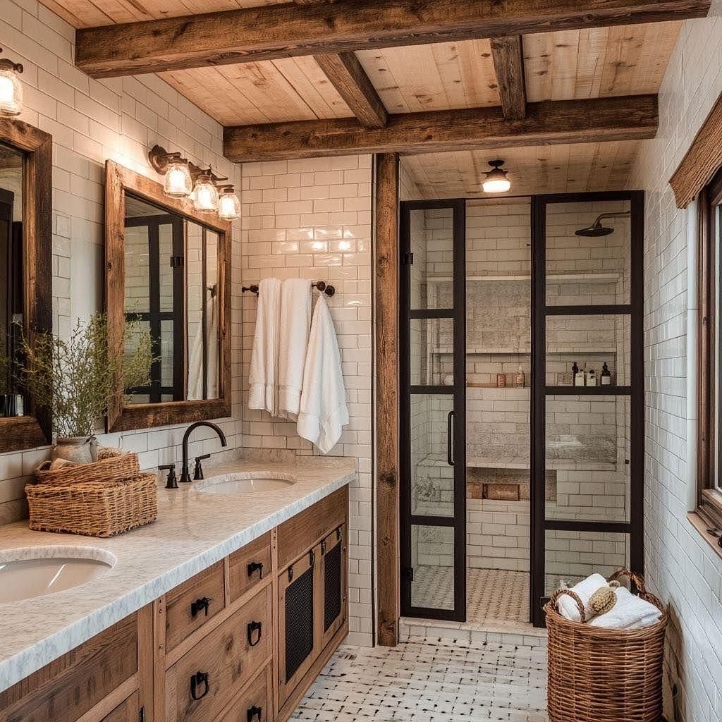 Introduce Natural Texture with Woven Baskets on Countertops