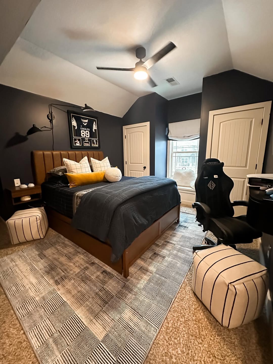 Choose an Upholstered Bed Frame with Built-In Drawers