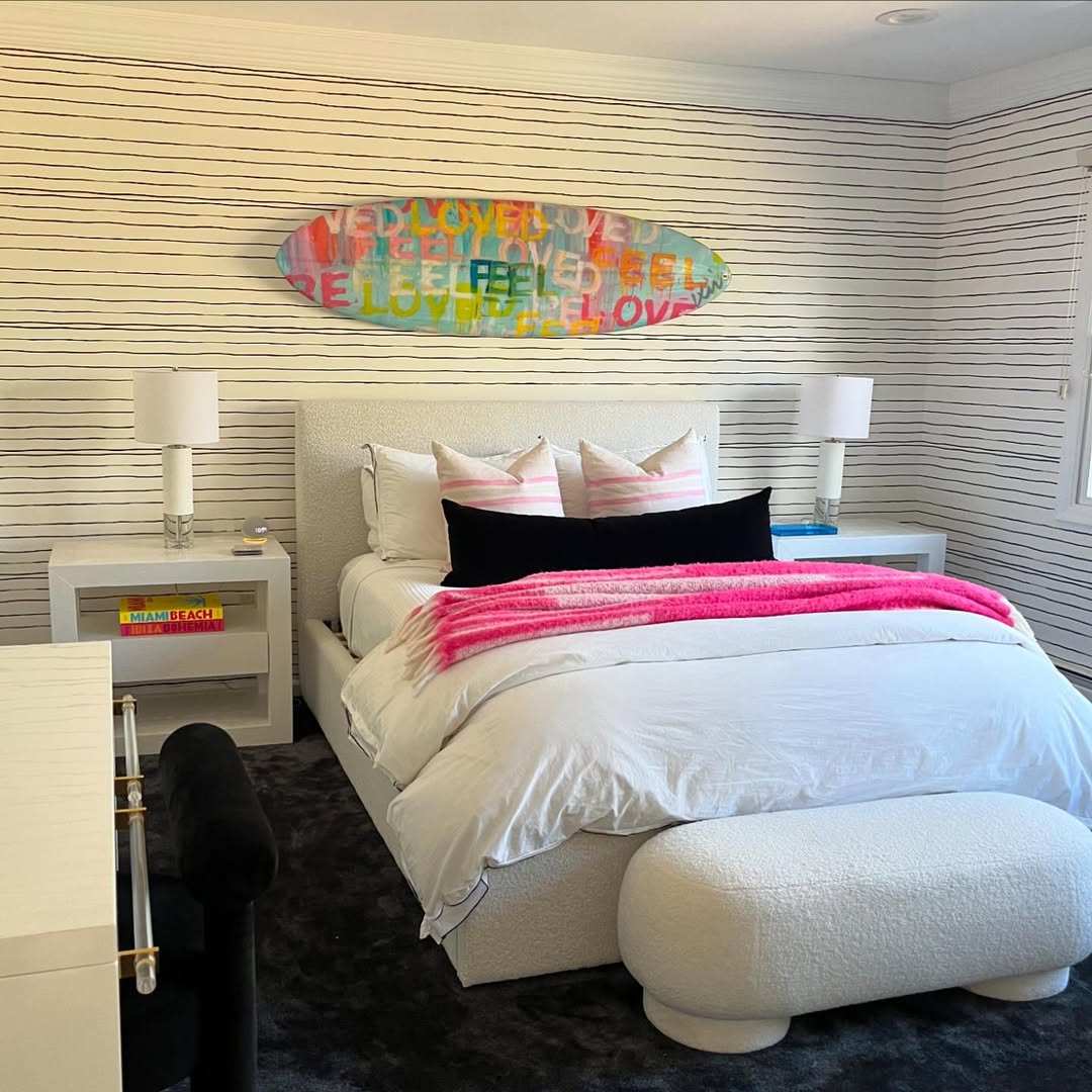 Graffiti-Style Surfboard Art Adds a Pop of Color