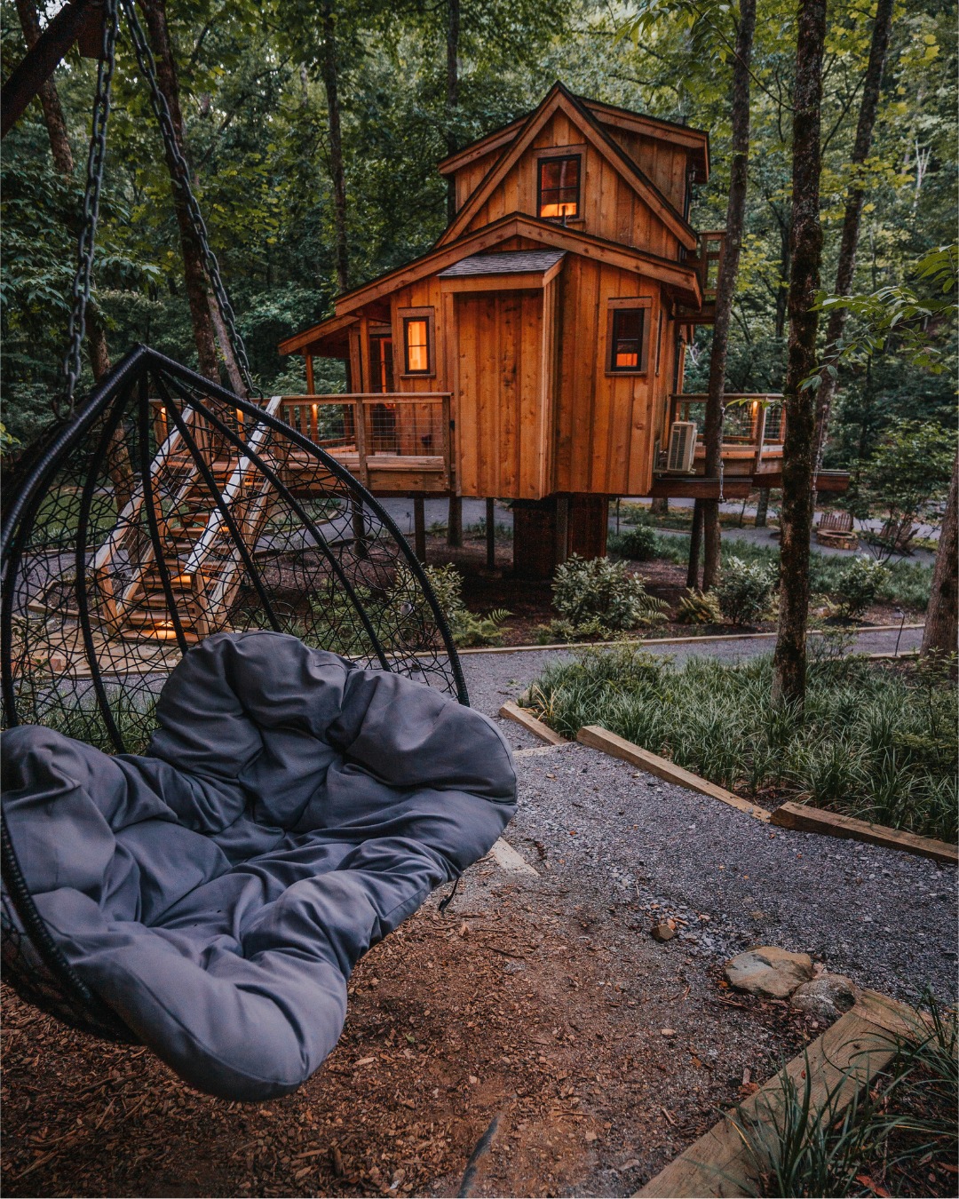 Woven Egg Chair for Cozy Outdoor Seating