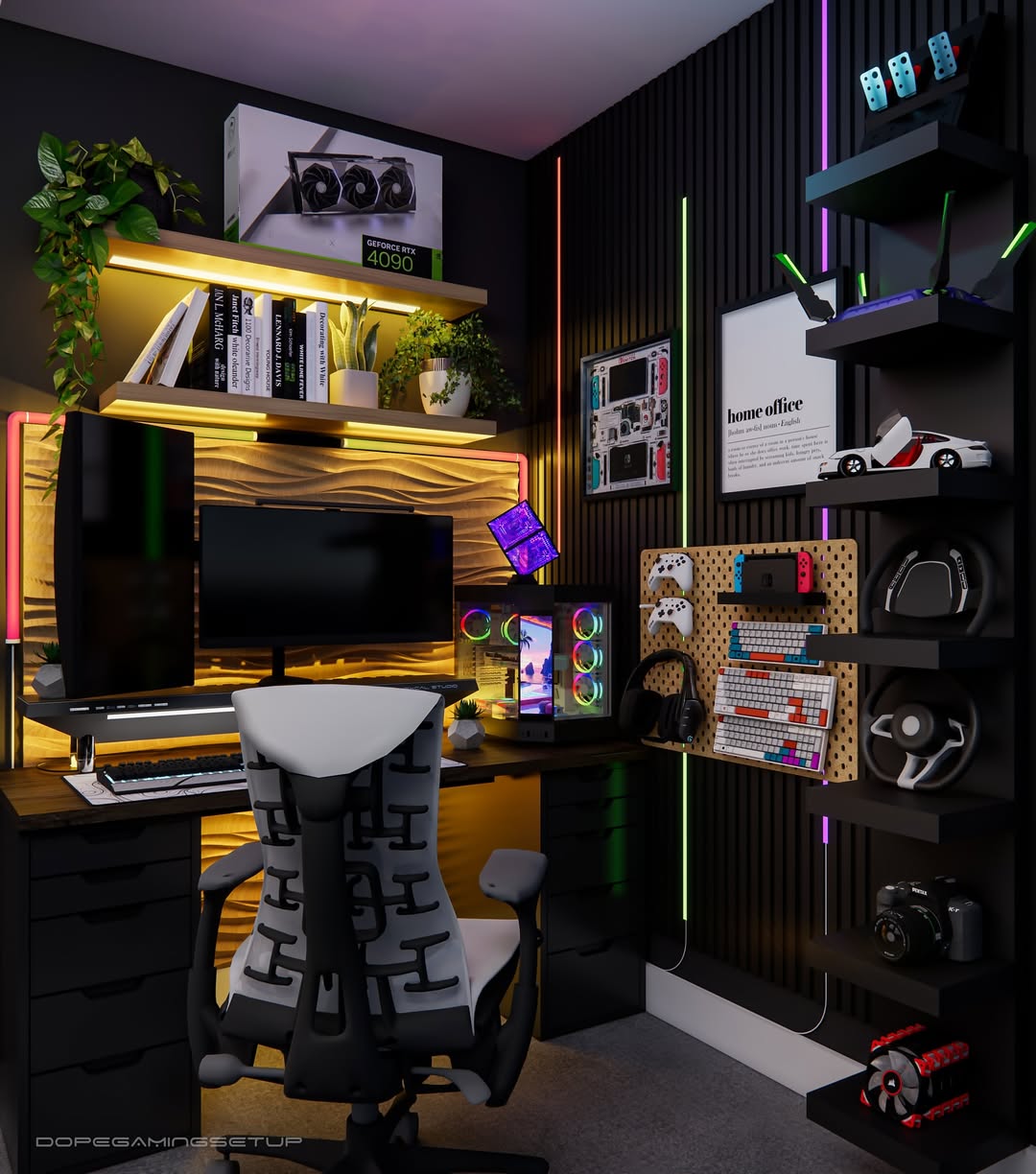 Vertical Shelving Displays Gaming Accessories and Collectibles