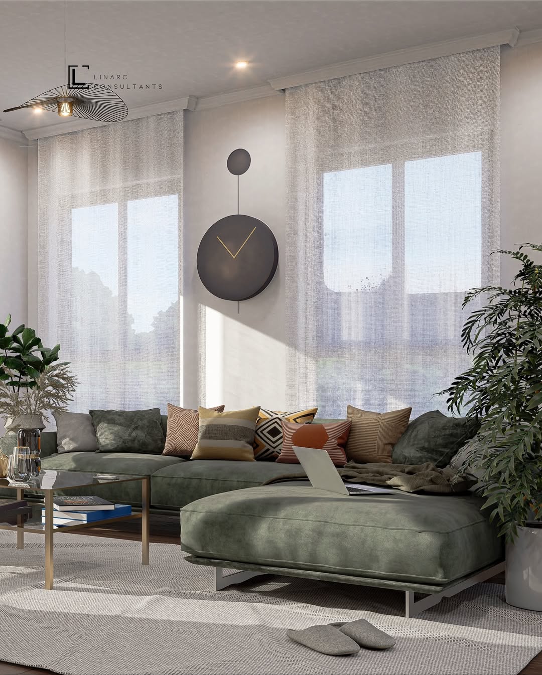 Oversized Wall Clock Adds a Sculptural Element