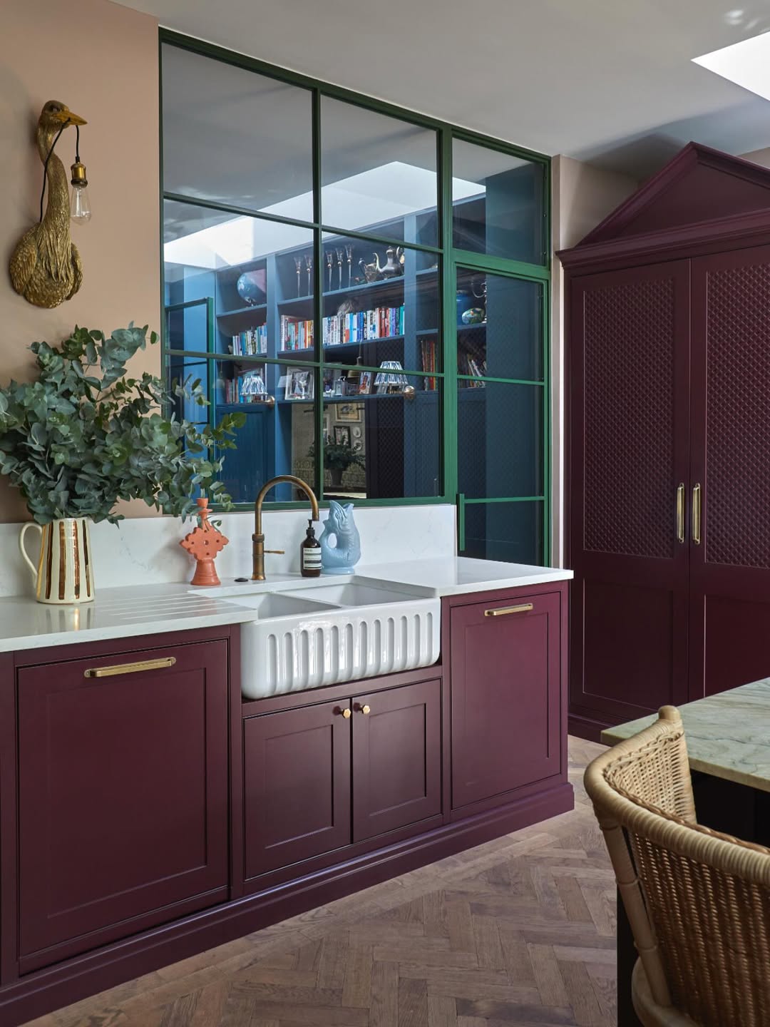 Incorporate Decorative Detail with Textured Cabinet Doors
