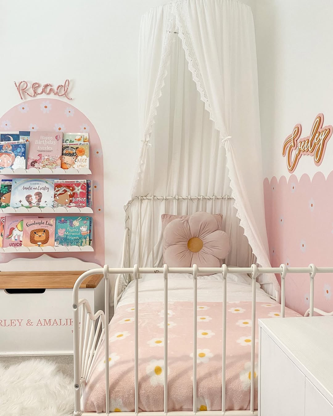 Arch-Shaped Wall Shelf Holds Books Within Easy Reach