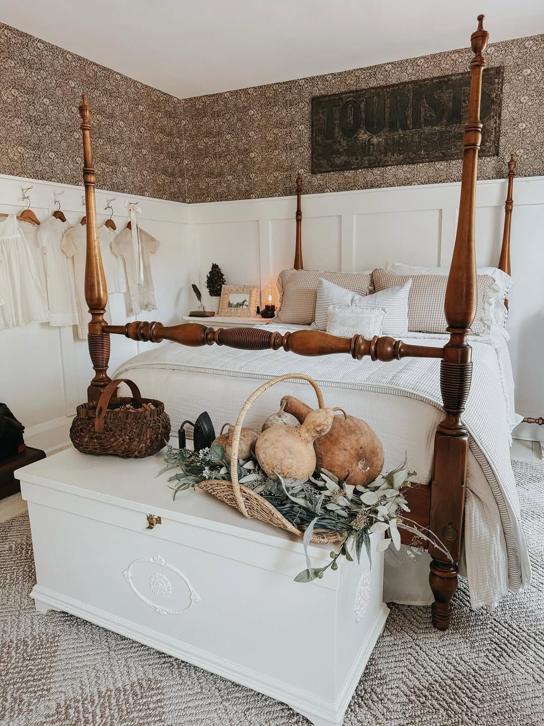 White Cedar Chest Adds Vintage Storage and Display Space