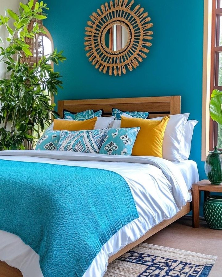 Woven Sunburst Mirror Adds Coastal Charm