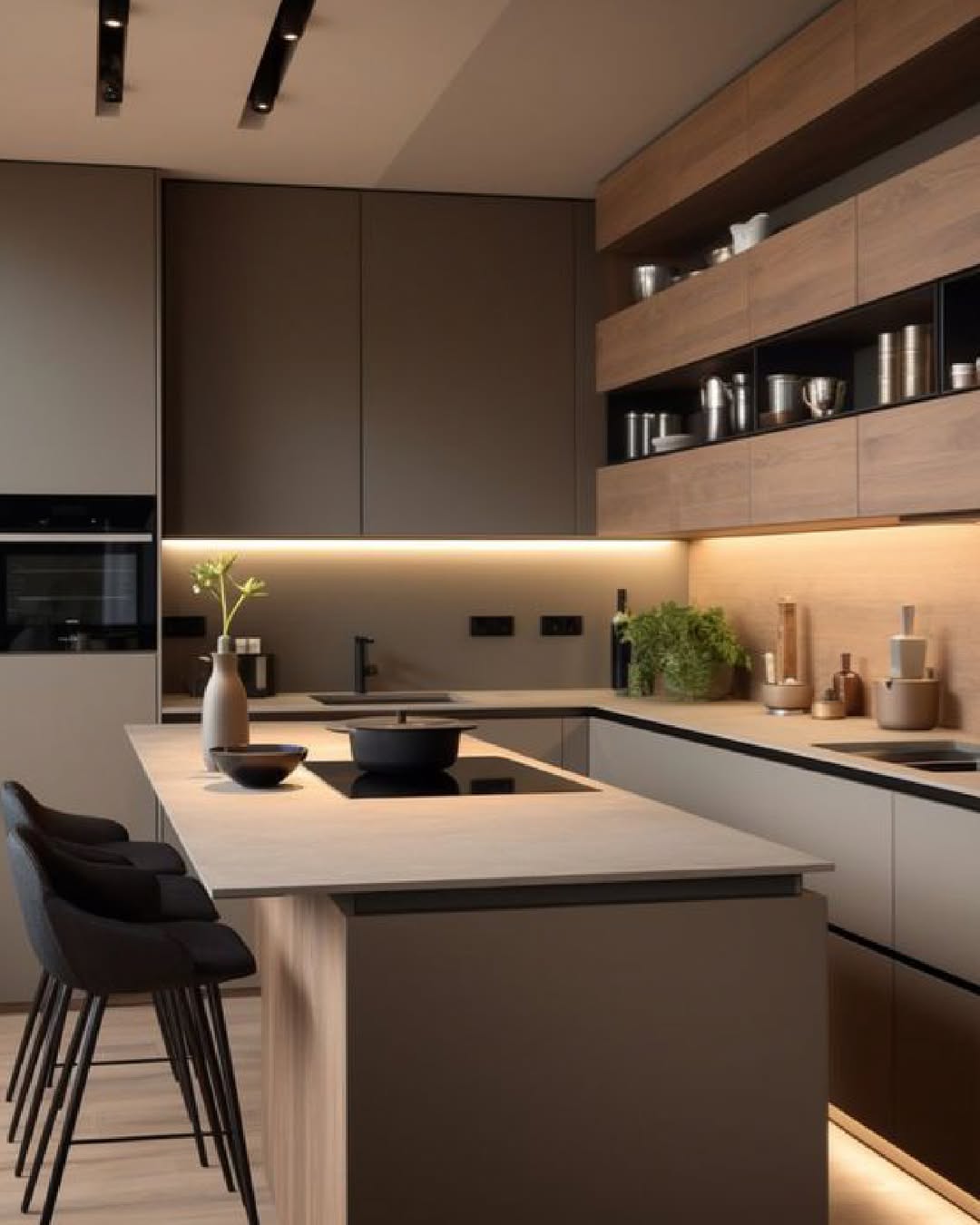 Under-Cabinet Lighting for a Warm Glow