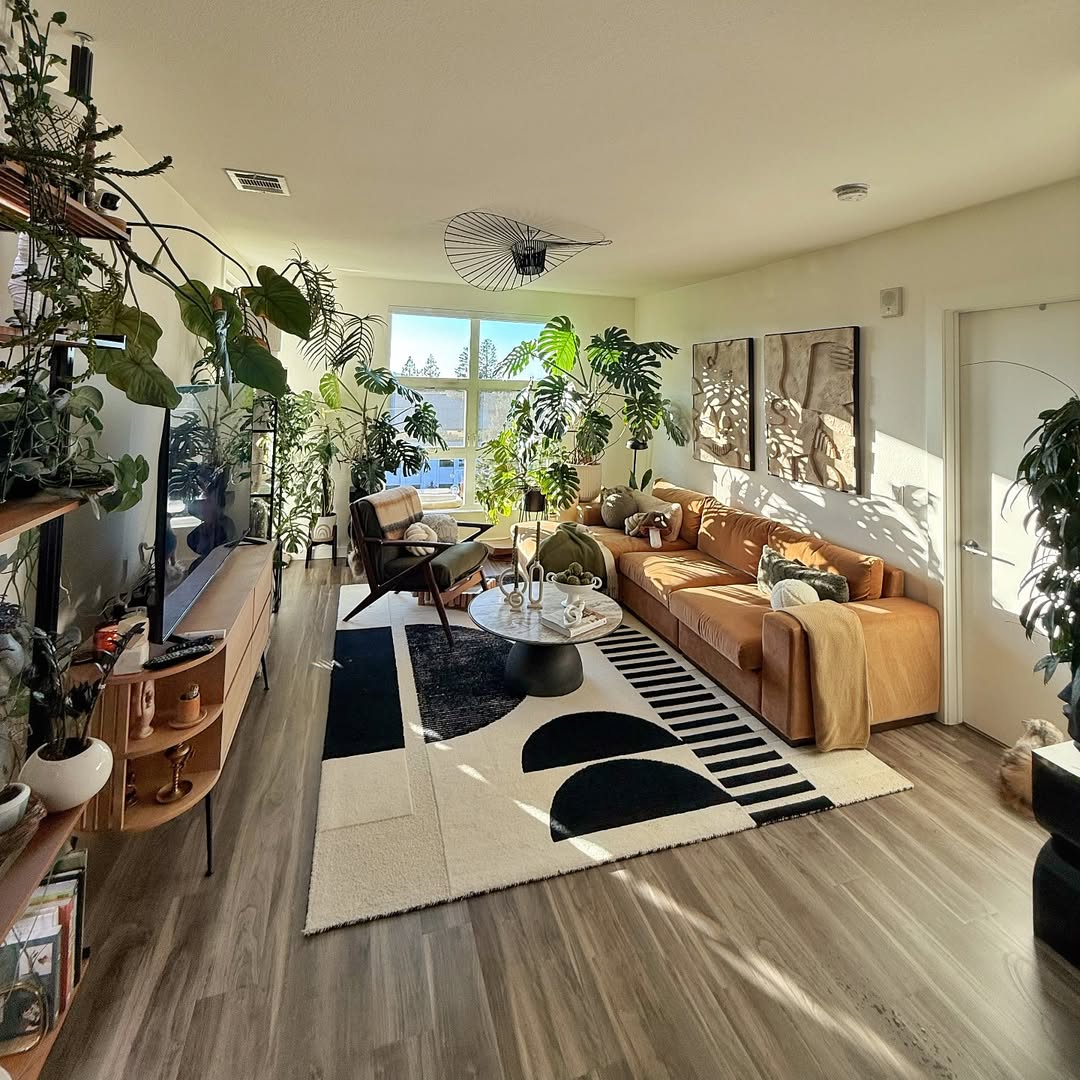 Layer Rugs for Depth and Graphic Appeal