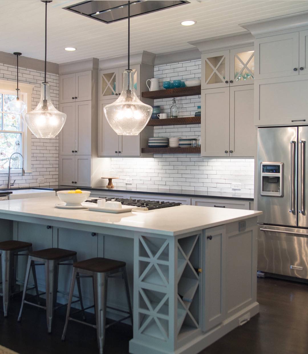 Glass Pendant Lights Add a Speckled Glow