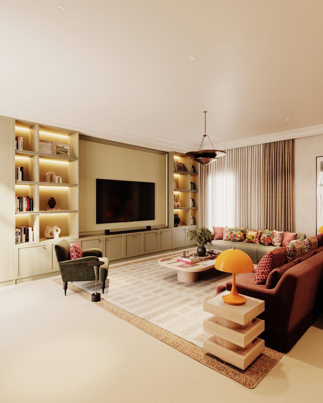 Integrate Lighting into Built-In Shelving for Ambiance