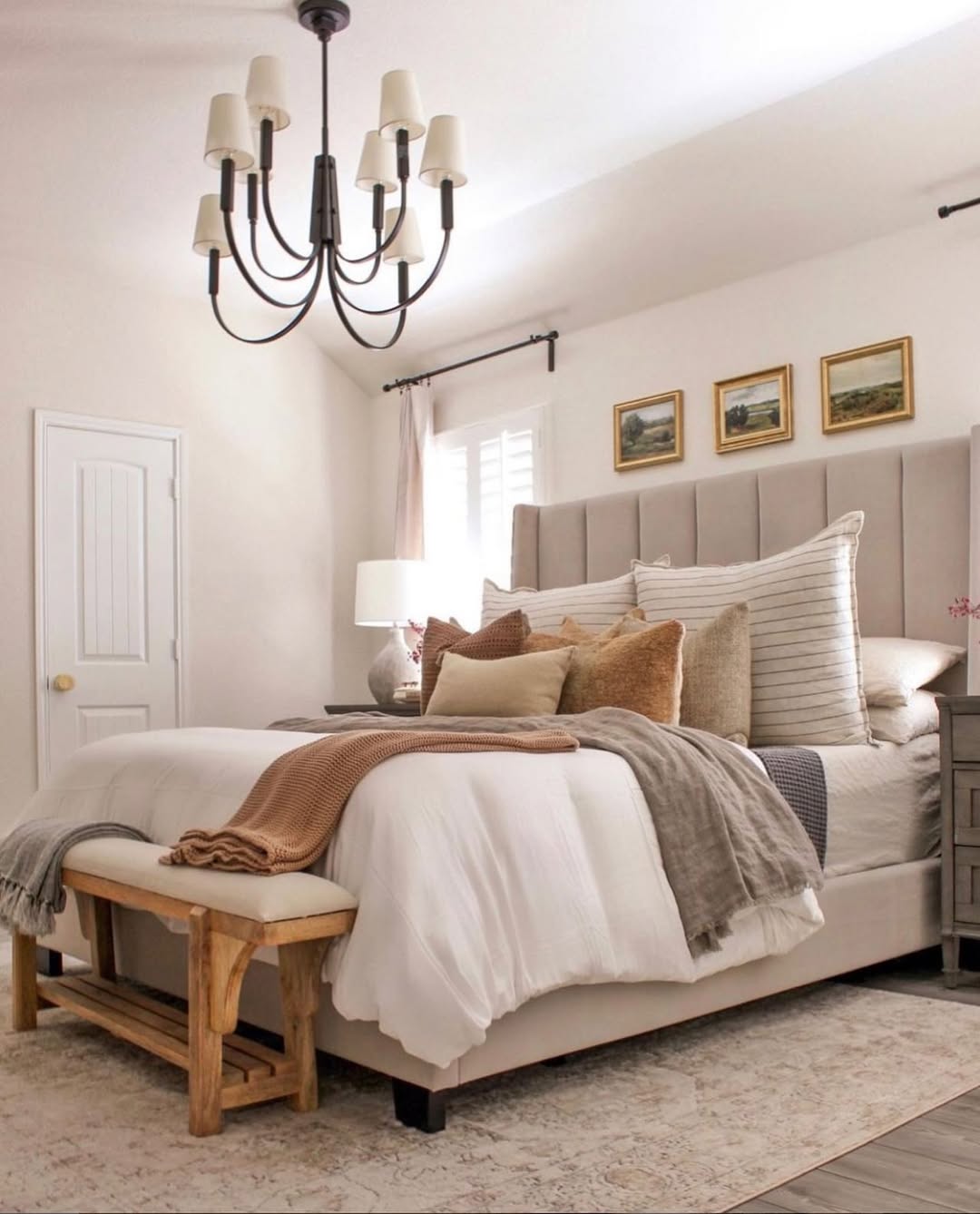Triptych Art That Adds Landscape Views Above Your Bed