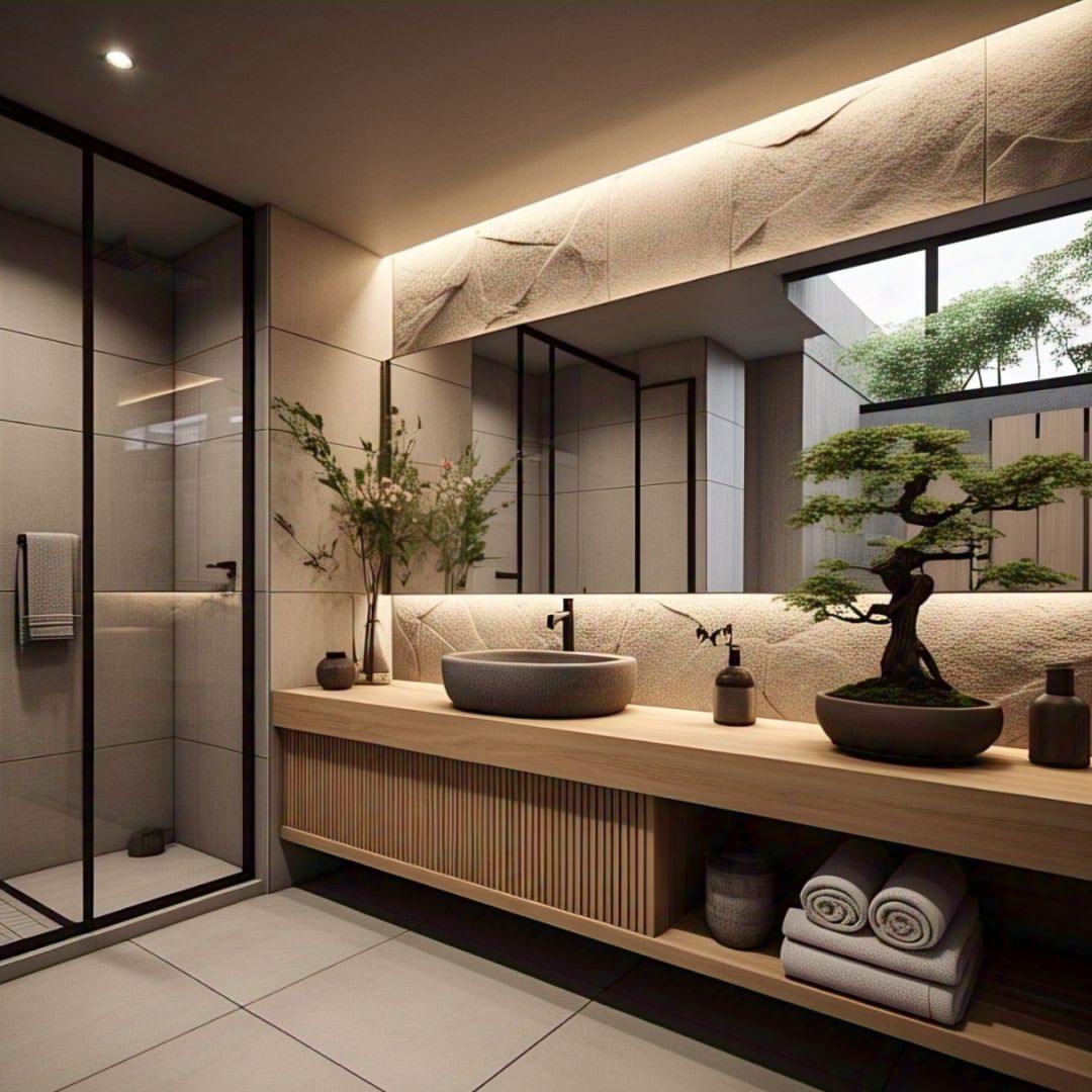 Place a Bonsai Tree on Your Vanity for Zen