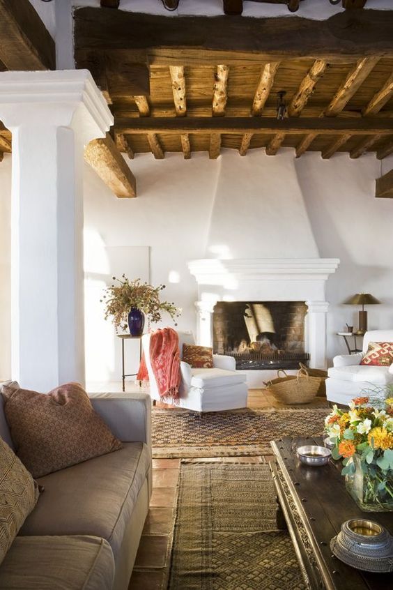 Drape Textured Throws Over White Chairs for Color