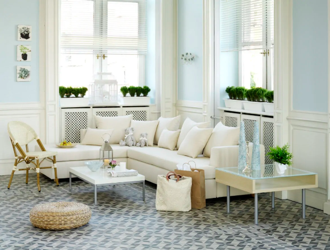 Incorporate Greenery Above Radiators with Window Troughs
