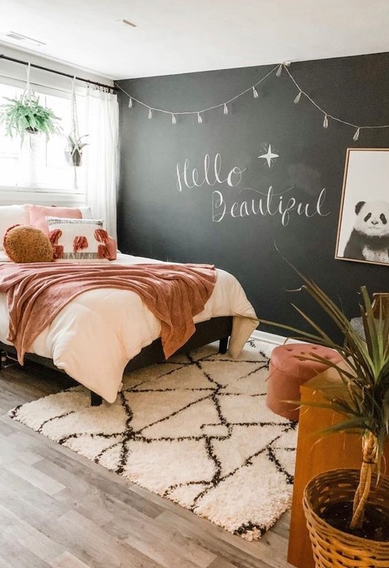 Write a Personal Message on a Chalkboard Wall