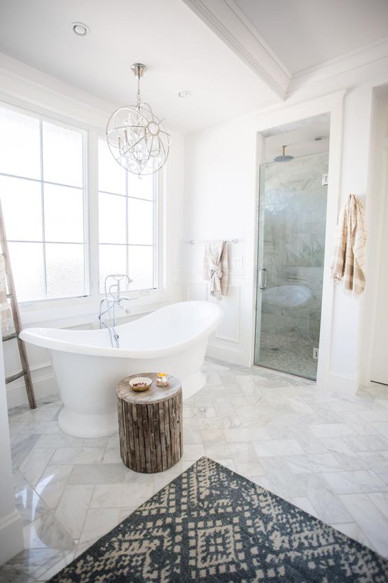Rustic Log Stool for Bath Time Essentials