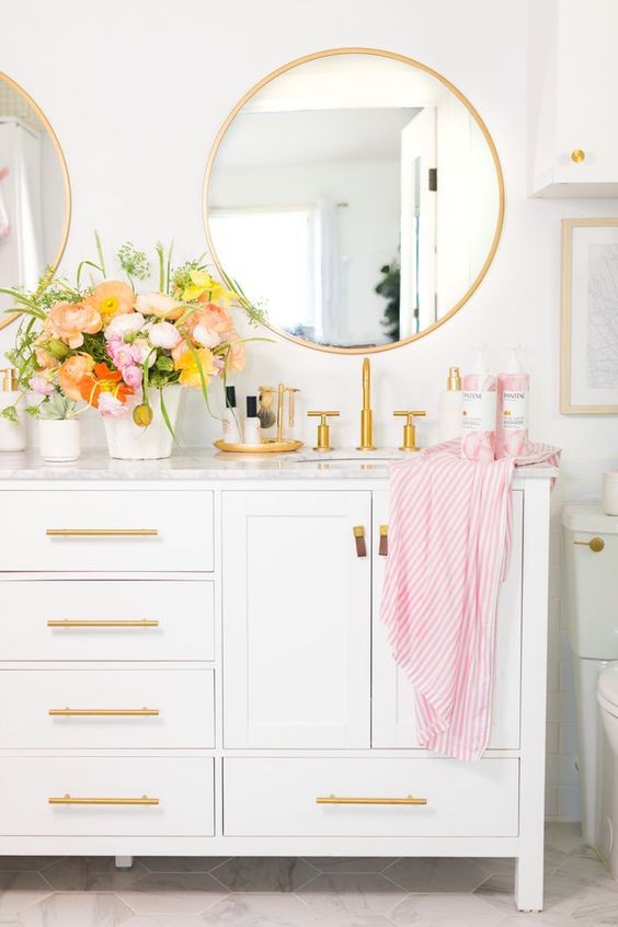 Gold Tray for Small Vanity Items