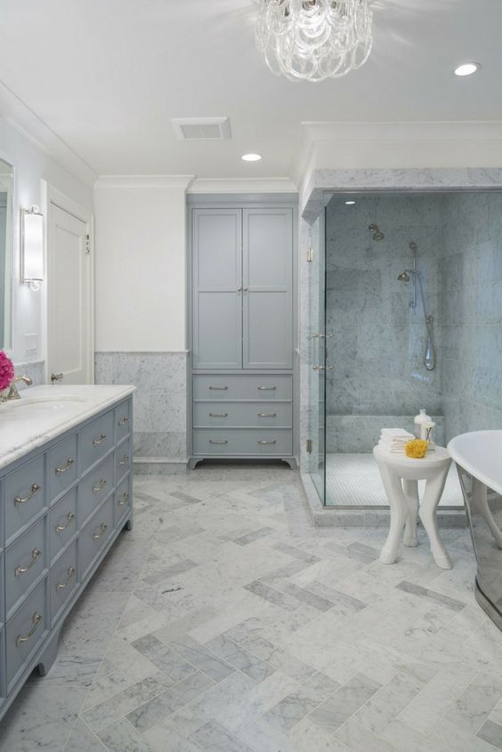 Maximize Storage with a Tall Gray Cabinet