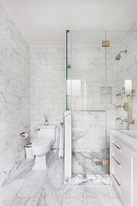 Integrate a Towel Bar into a Marble Half Wall