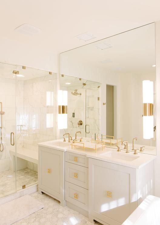 Two-Tiered Gold Tray for Countertop Organization