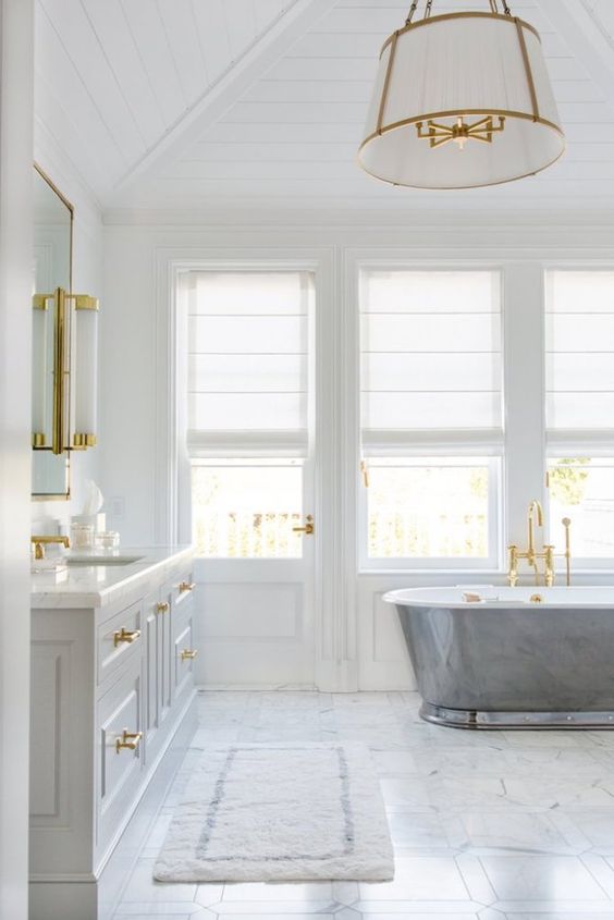 Textured Roman Shades for Soft Light Control