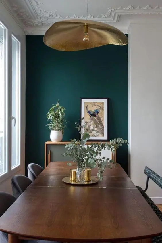 Warm Up Your Table with a Gold Tray and Vases
